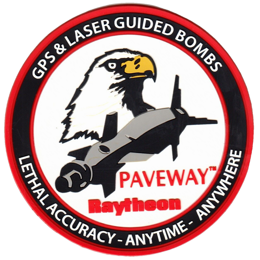GPS & LASER GUILDED BOMBS PVC (SOFT RUBBER) PATCH - PatchQuest