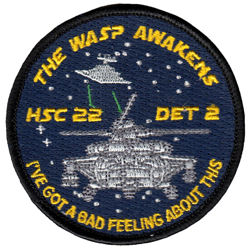 HSC-22 DET 2 THE WASP AWAKENS SHOULDER PATCH - PatchQuest