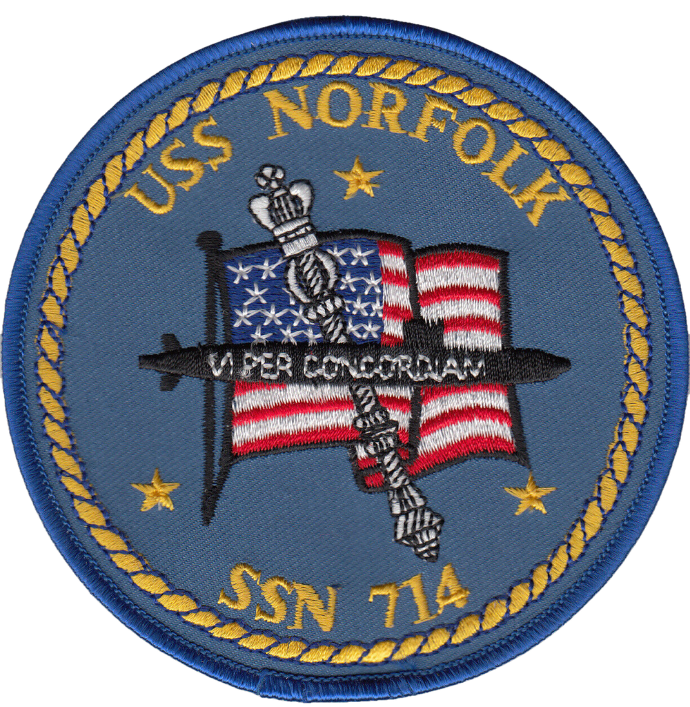 USS NORFOLK SSN-714 PATCH - PatchQuest