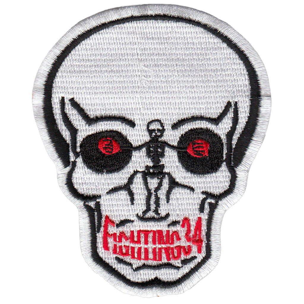 FIGHTING 34 SKULL PATCH - PatchQuest