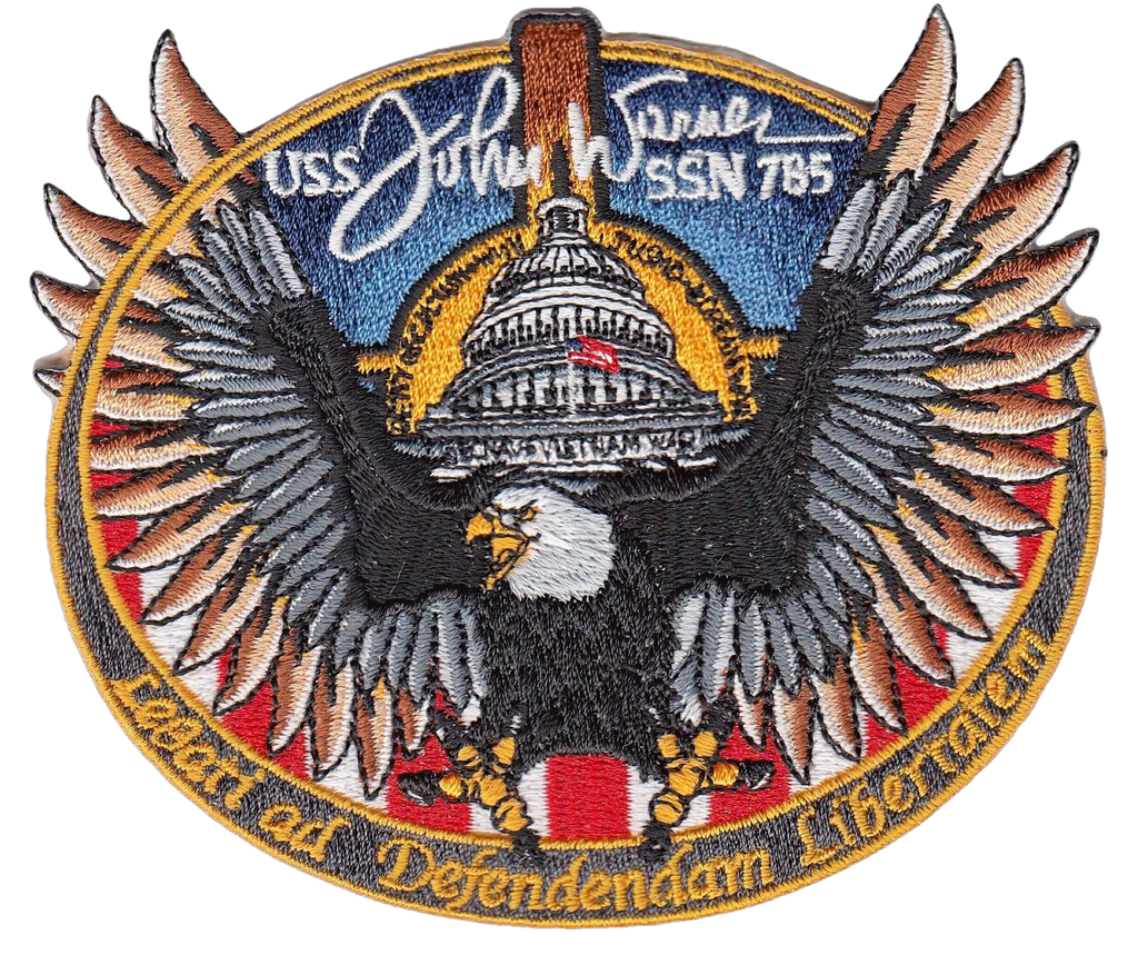 USS JOHN W. WARNER SSN-785 PATCH - PatchQuest