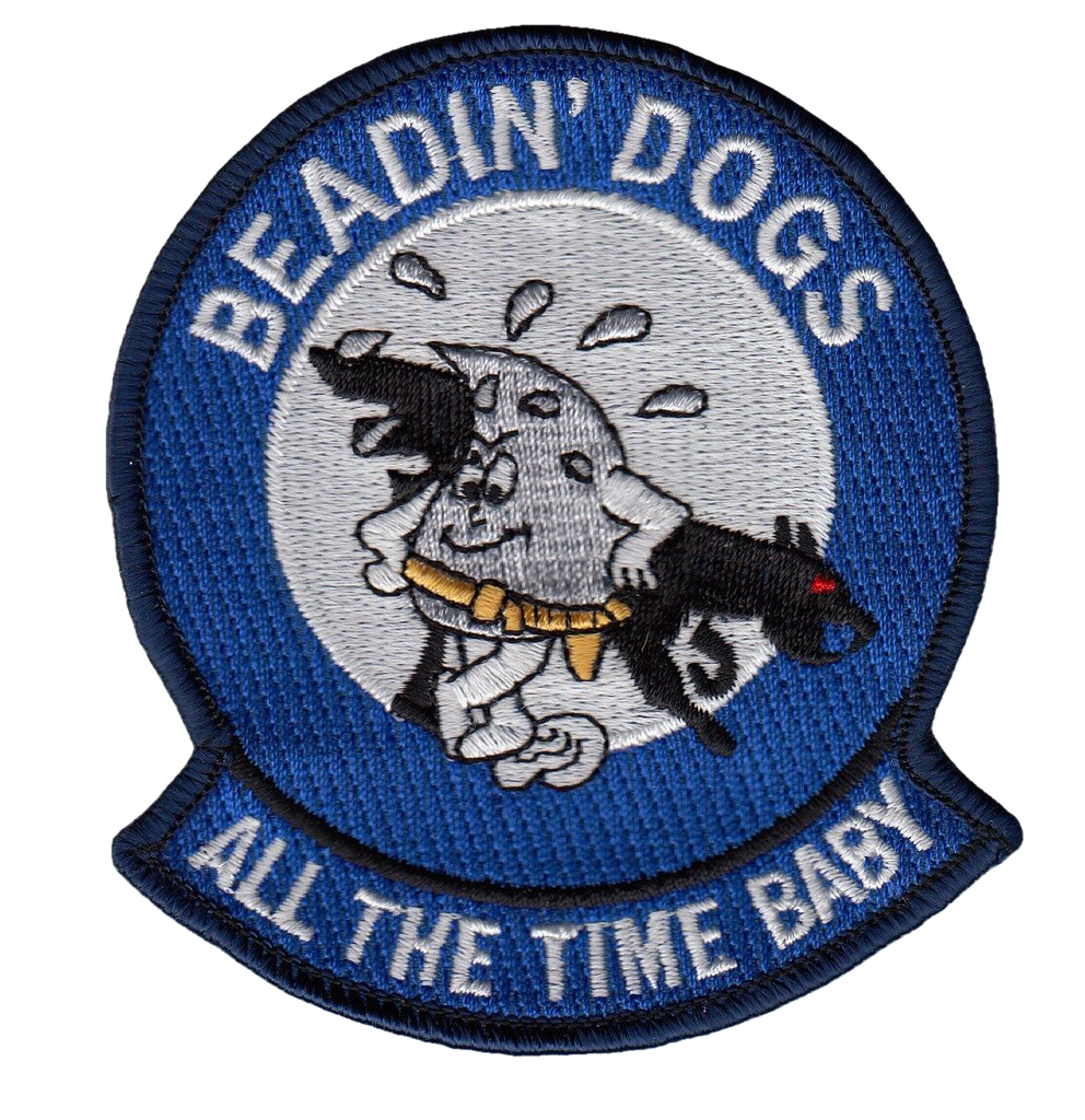 VF-143 BEADIN' DOGS ALL THE TIME BABY PATCH - PatchQuest