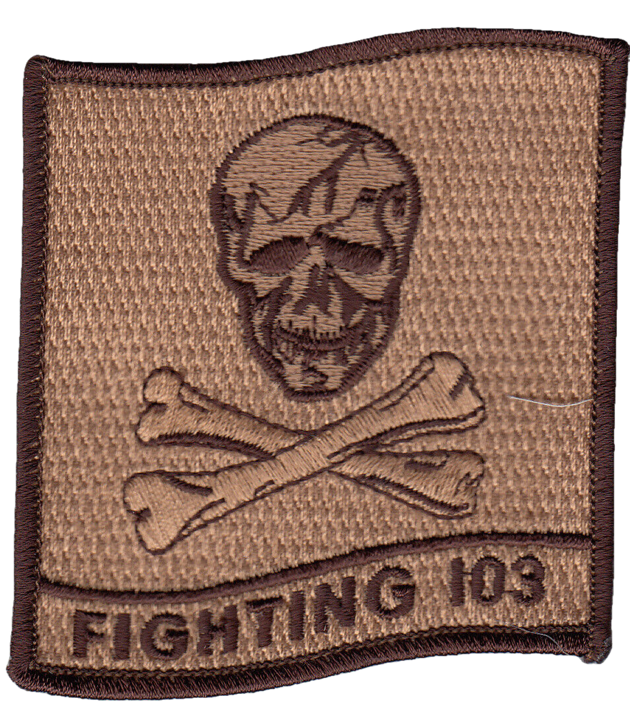 VF-103 JOLLY ROGERS DESERT COMMAND CHEST PATCH - PatchQuest