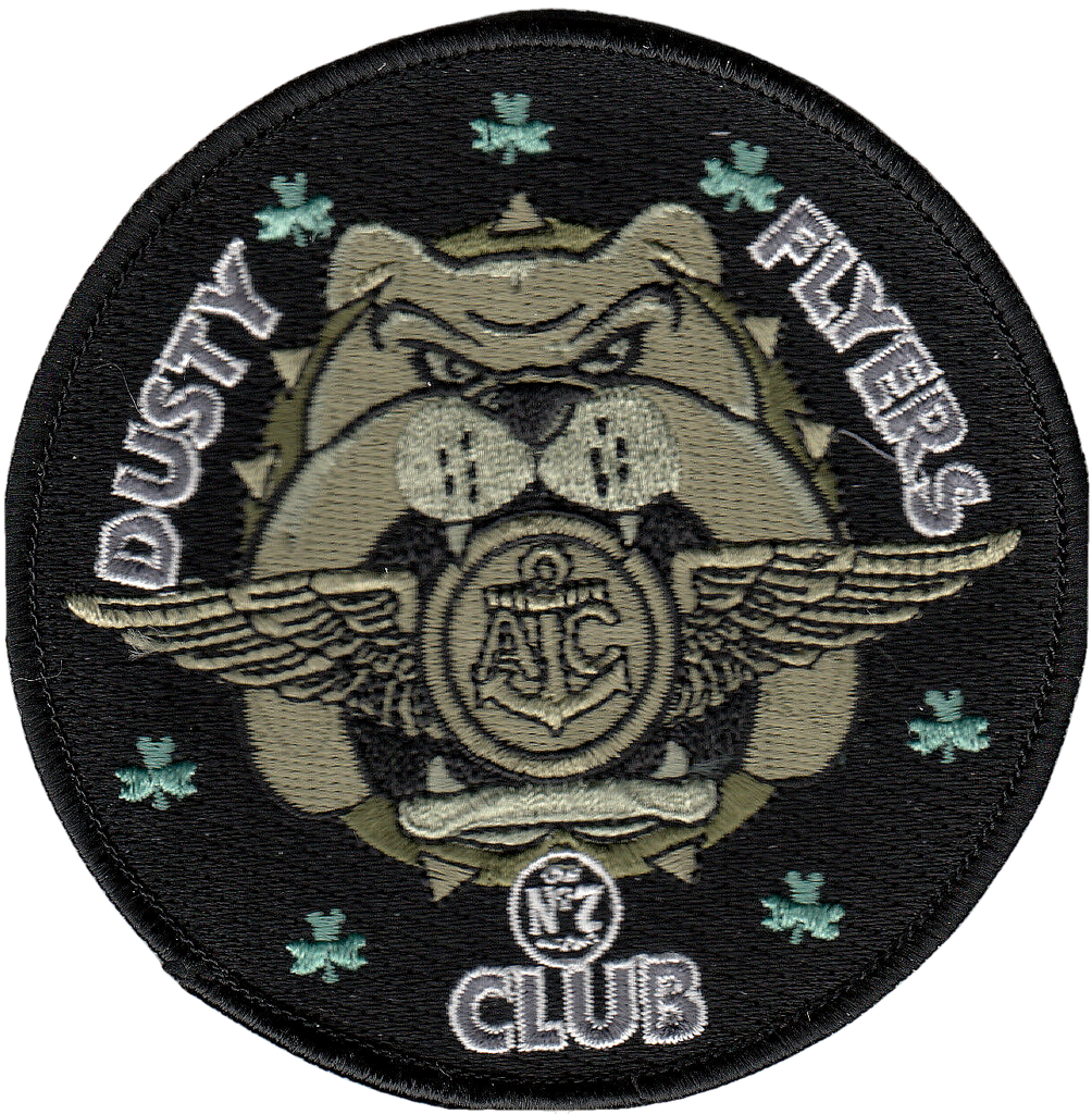 HSC-7 OD GREEN DUSTY DOGS FLYER CLUB PATCH - PatchQuest
