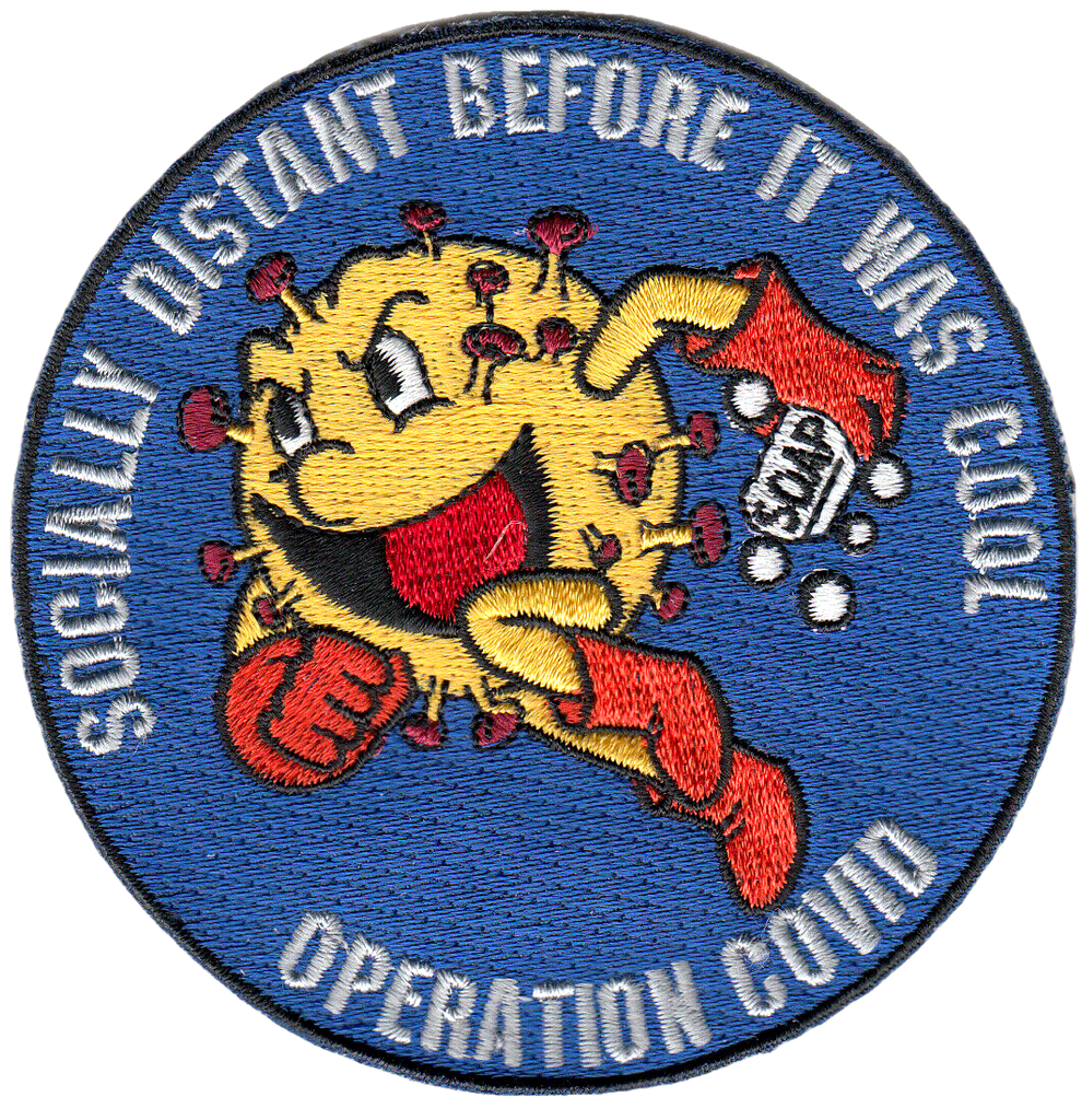 6th FLEET - SOCIALLY DISTANT BEFORE IT WAS COOL SHOULDER PATCH - PatchQuest