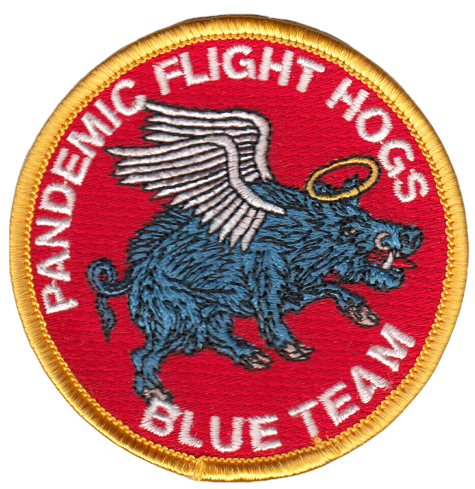 HSC-2 FLEET ANGELS FLIGHT HOGS BLUE TEAM SHOULDER PATCH - PatchQuest