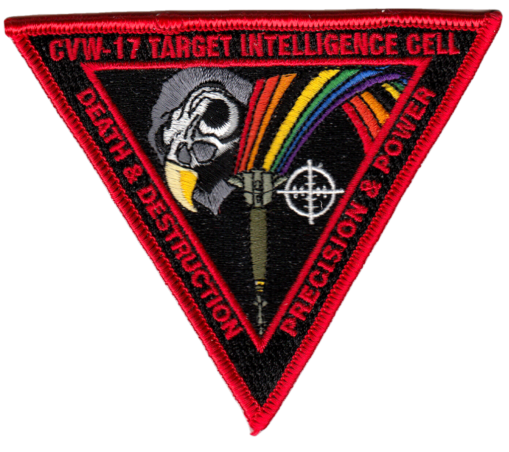 CARRIER AIR WING 17 TARGET INTELLIGENCE CELL PATCH - PatchQuest