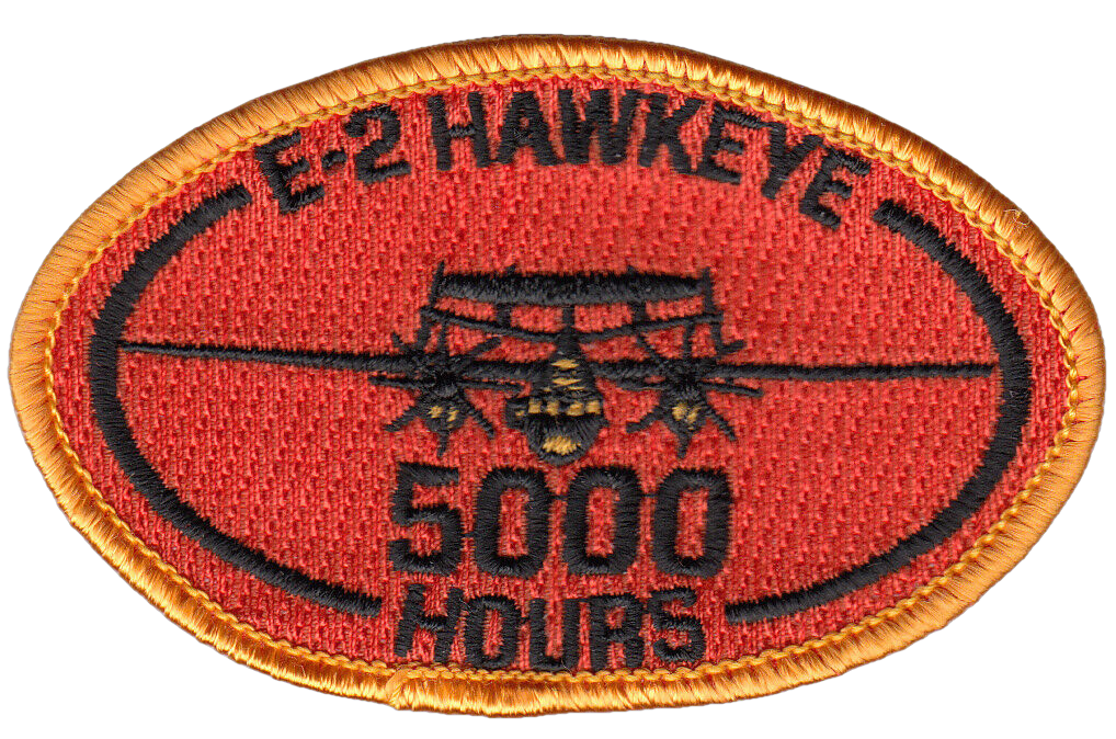 VAW-120 E-2 HAWKEYE 5000 HOURS OVAL PATCH [Item 120006] - PatchQuest