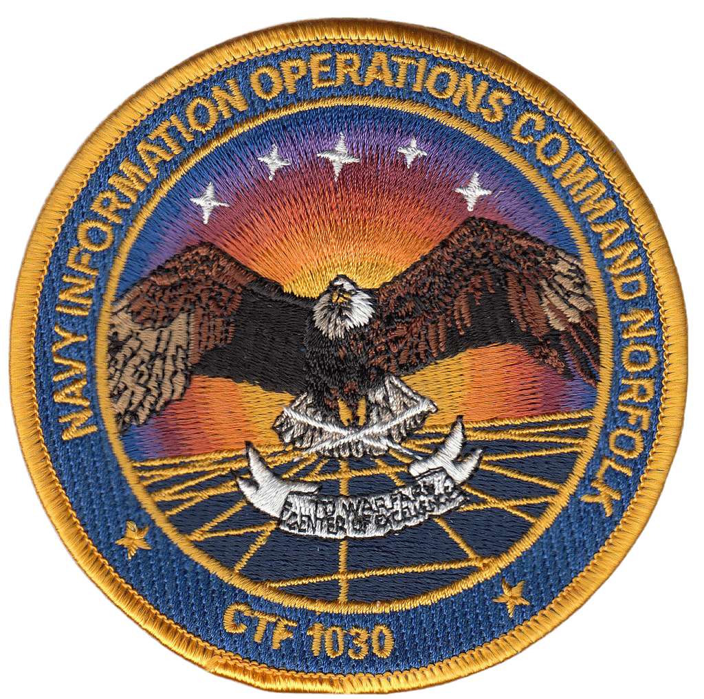 NAVY INFORMATION OPERATIONS CTF 1030 COMMAND NORFOLK PATCH - PatchQuest