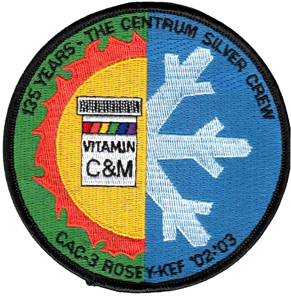 CAC-3 125 YEARS - THE CENTRUM SILVER CREW 2002-2003 PATCH - PatchQuest
