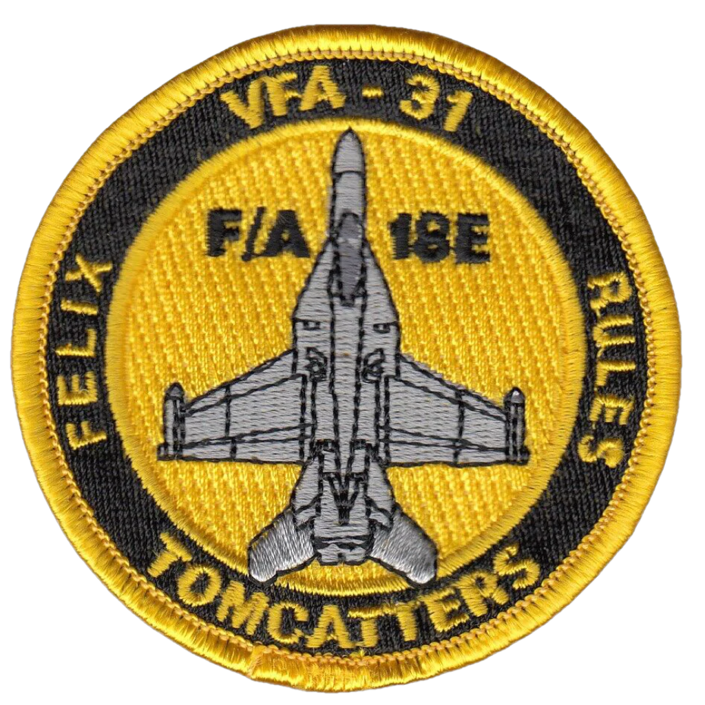 VFA-31 TOMCATTERS F/A-18E FELIX RULES SHOULDER PATCH - PatchQuest