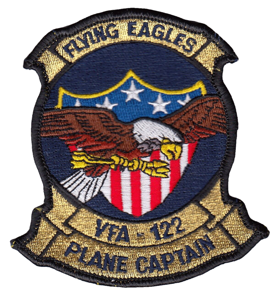 VFA-122 FLYING EAGLES PLANE CAPTAIN PATCH - PatchQuest