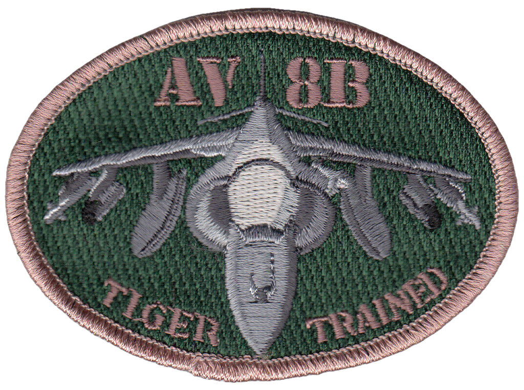 VT-9 TIGERS AV-8B TIGER TRAINED SHOULDER PATCH - PatchQuest