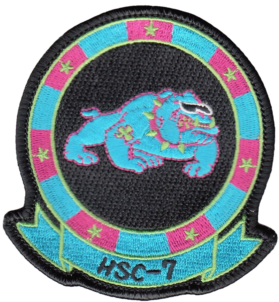 HSC-7 DUSTY DOGS HARP CHEST PATCH - PatchQuest