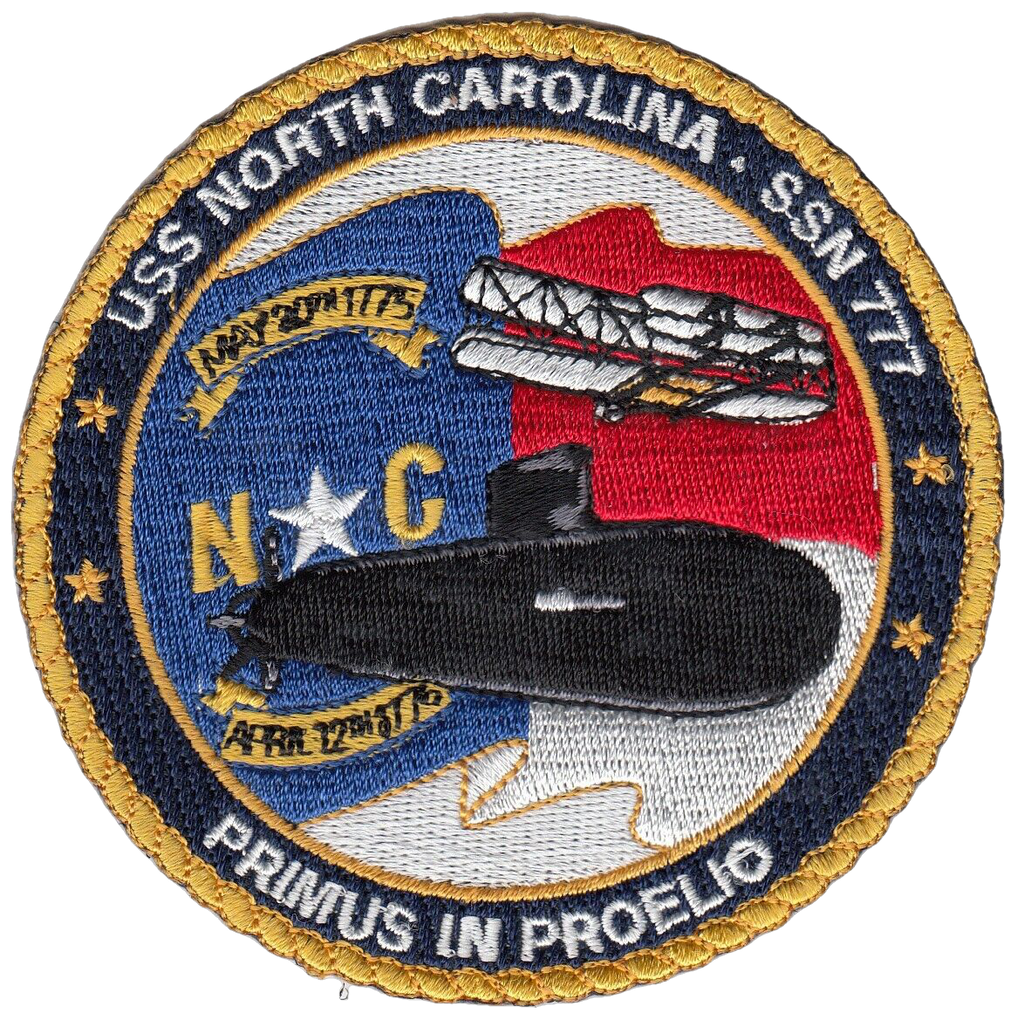 USS NORTH CAROLINA SSN 777 PRIMUS IN PROELIO PATCH - PatchQuest