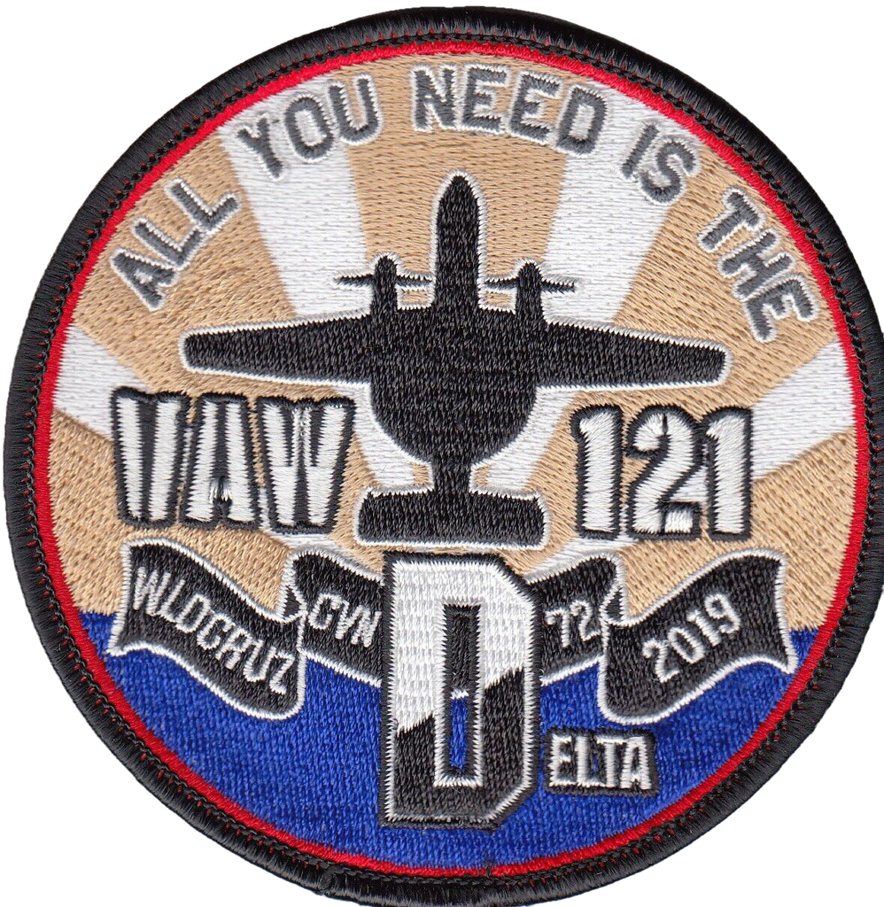 VAW-121 BLUETAILS ALL YOU NEED IS THE DELTA 2019 CRUISE PATCH [Item 121010] - PatchQuest