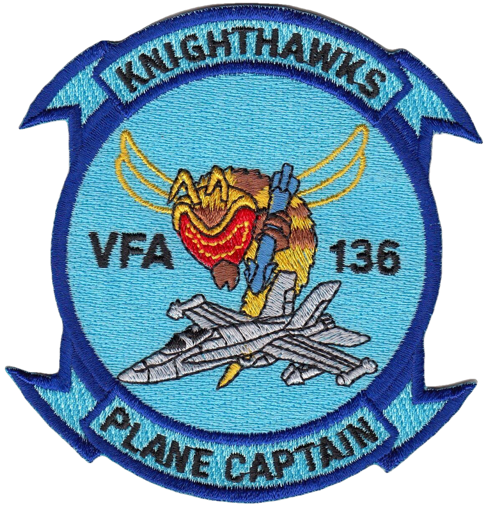 VFA-136 KNIGHTHAWKS PLANE CAPTAIN PATCH - PatchQuest