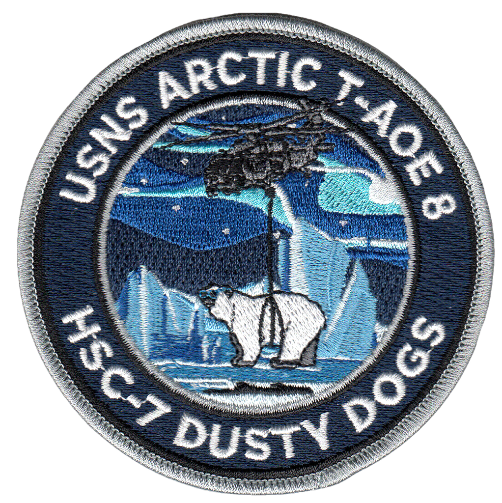 HSC-7 DUSTY DOGS USNS ARCTIC T-AOE 8 PATCH - PatchQuest