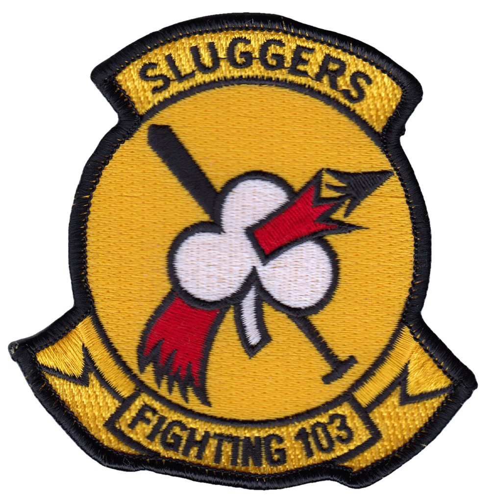VFA-103 JOLLY ROGERS / SLUGGERS THROWBACK CHEST PATCH - PatchQuest