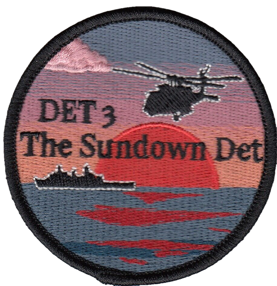 HSC-22 SEAKNIGHTS DET 3 THE SUNDOWN DET SHOULDER PATCH - PatchQuest