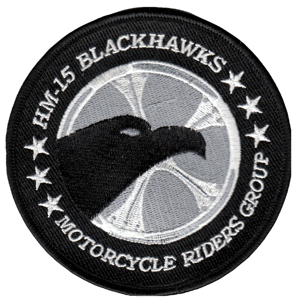 HM-15 BLACKHAWKS MOTORCYCLE RIDERS GROUP PATCH - PatchQuest