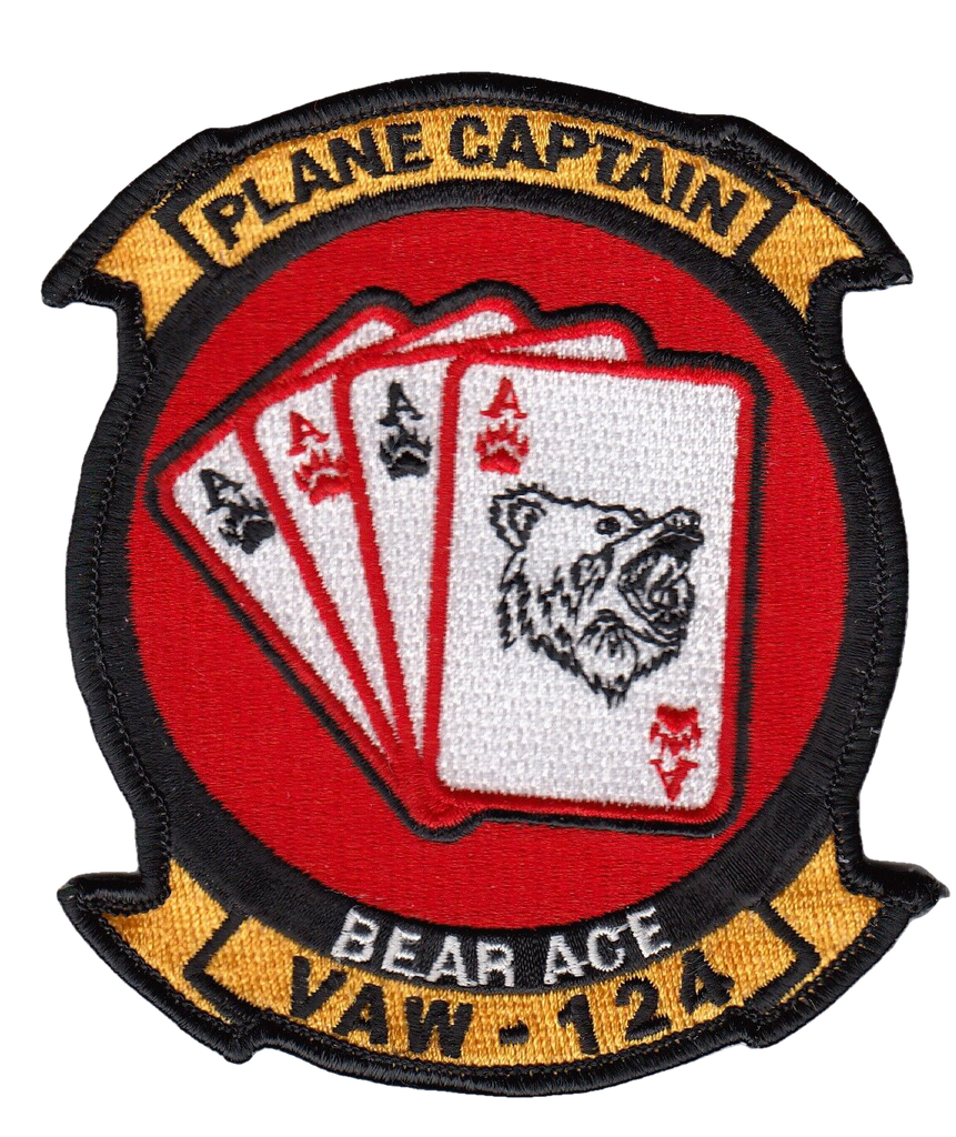 VAW-124 BEAR ACE PLANE CAPTAIN PATCH [Item 124009] - PatchQuest