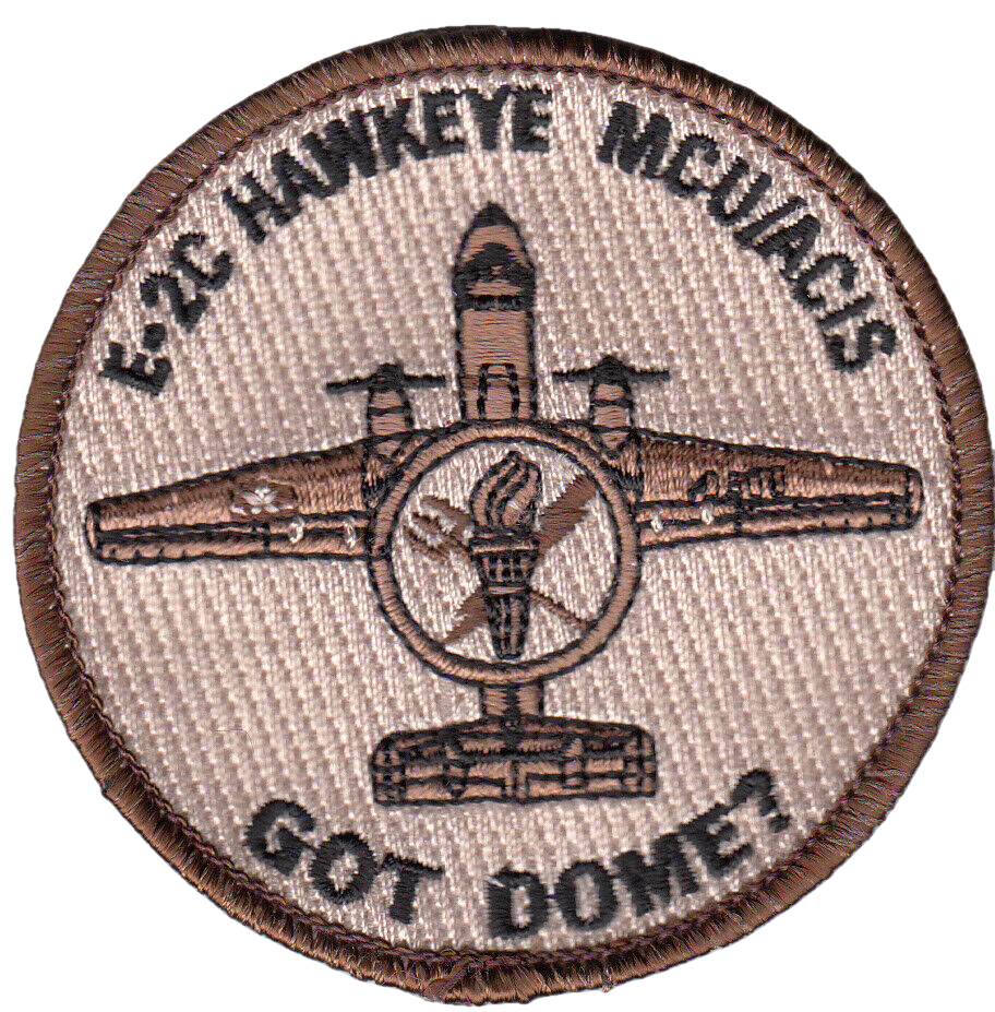 VAW-125 TIGERTAILS DESERT E-2C HAWKEYE MCU/ACIS GOT DOME? SHOULDER PATCH[125003] - PatchQuest