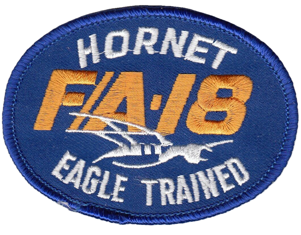 VT-7 EAGLES F/A-18 HORNET EAGLE TRAINED OVAL SHOULDER PATCH - PatchQuest