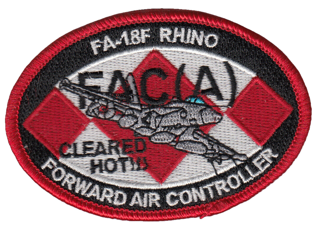 VFA-102 FA-18F RHINO FAC(A)  OVAL PATCH - PatchQuest