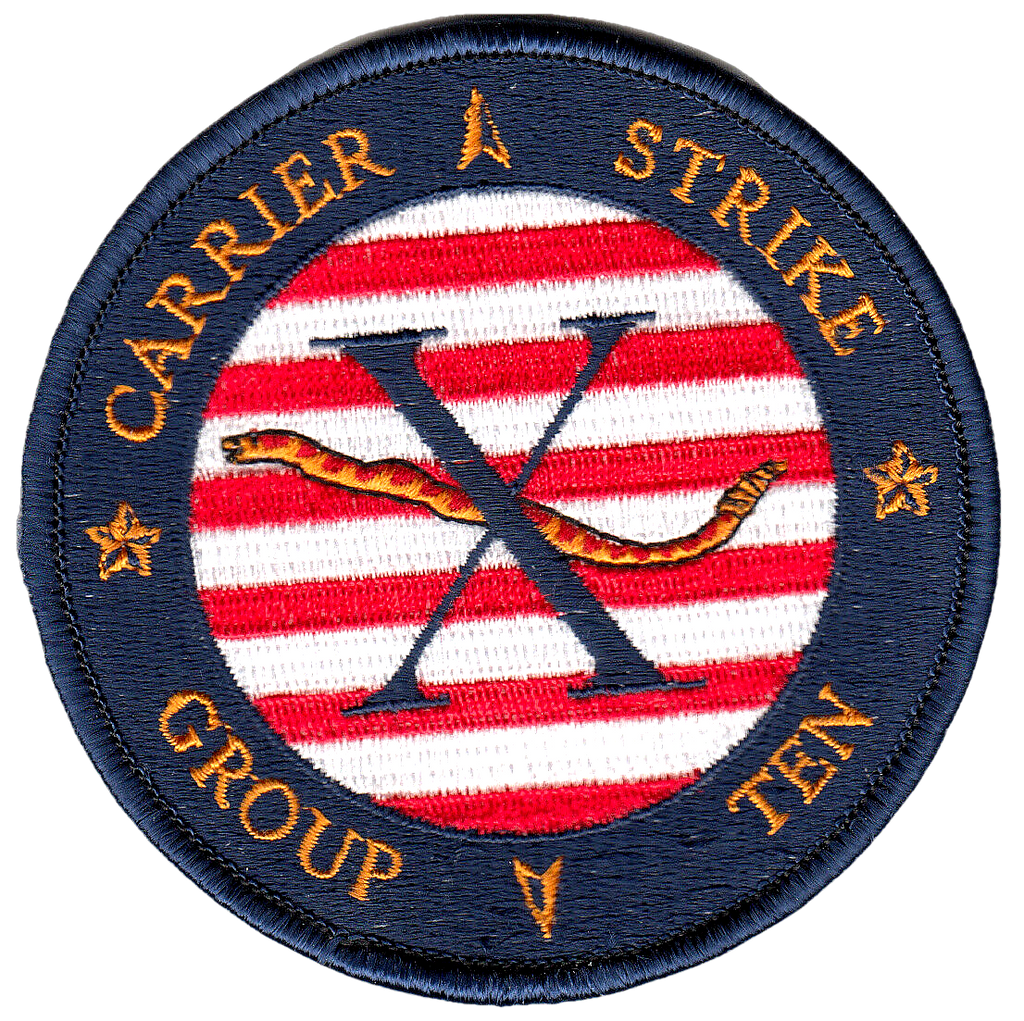 CARRIER STRIKE GROUP TEN "X" CHEST PATCH - PatchQuest