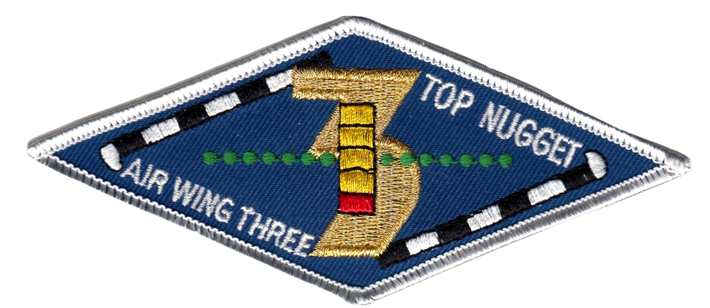 CARRIER AIR WING THREE TOP NUGGET PATCH - PatchQuest
