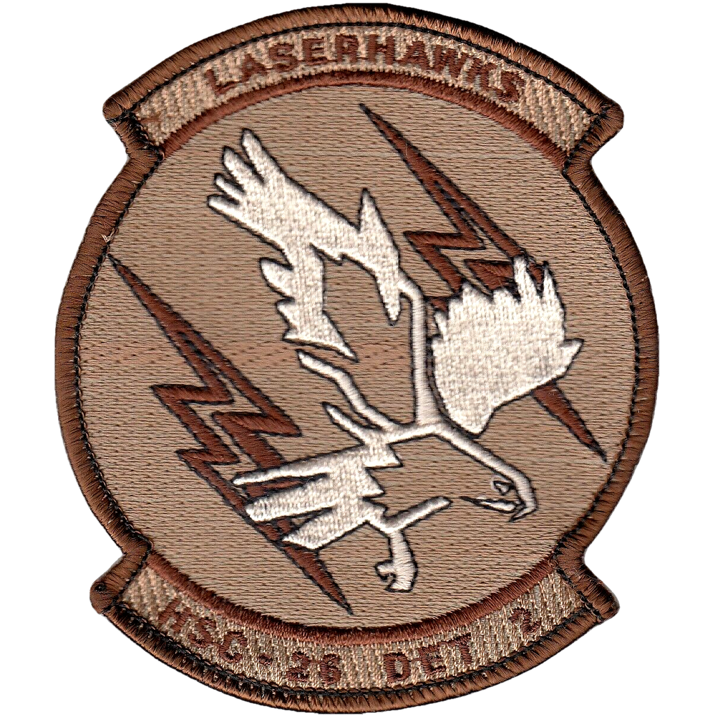HSC-26 CHARGERS DET TWO LASERHAWKS DESERT CHEST PATCH - PatchQuest