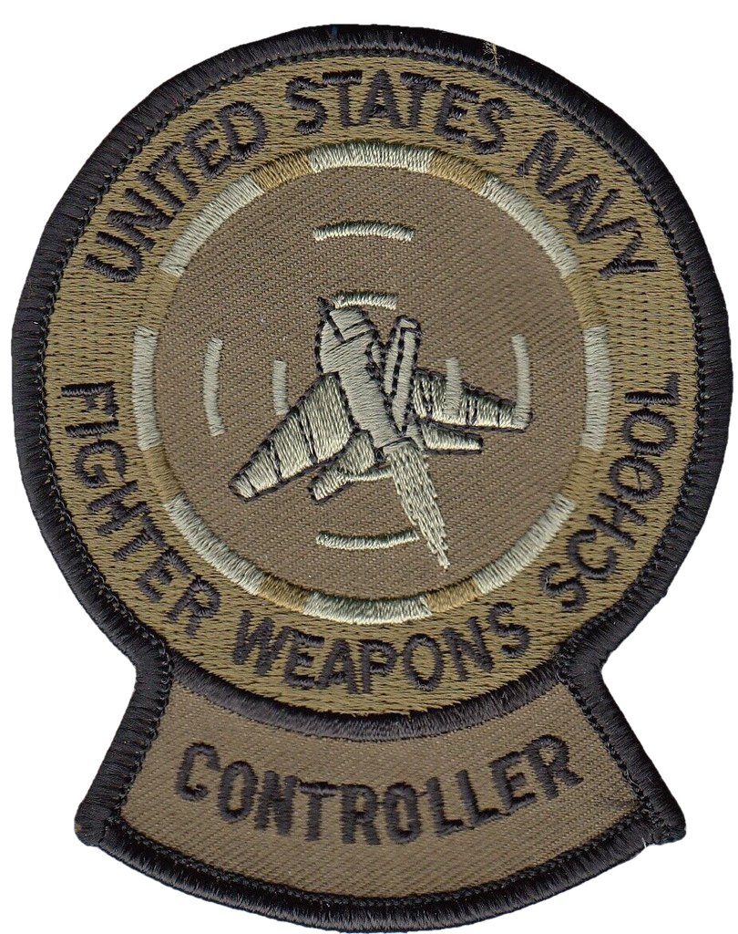UNITED STATES NAVY FIGHTER WEAPONS SCHOOL CONROLLER SHOULDER PATCH - PatchQuest