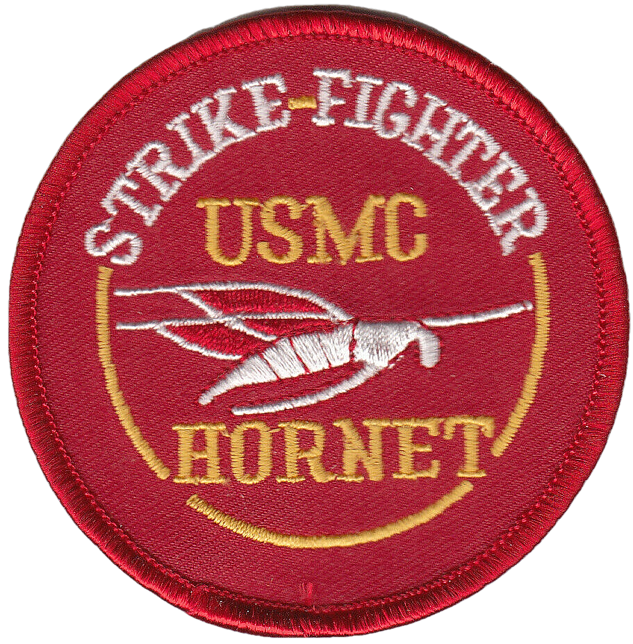 STRIKE FIGHTER USMC HORNET SHOULDER PATCH - PatchQuest
