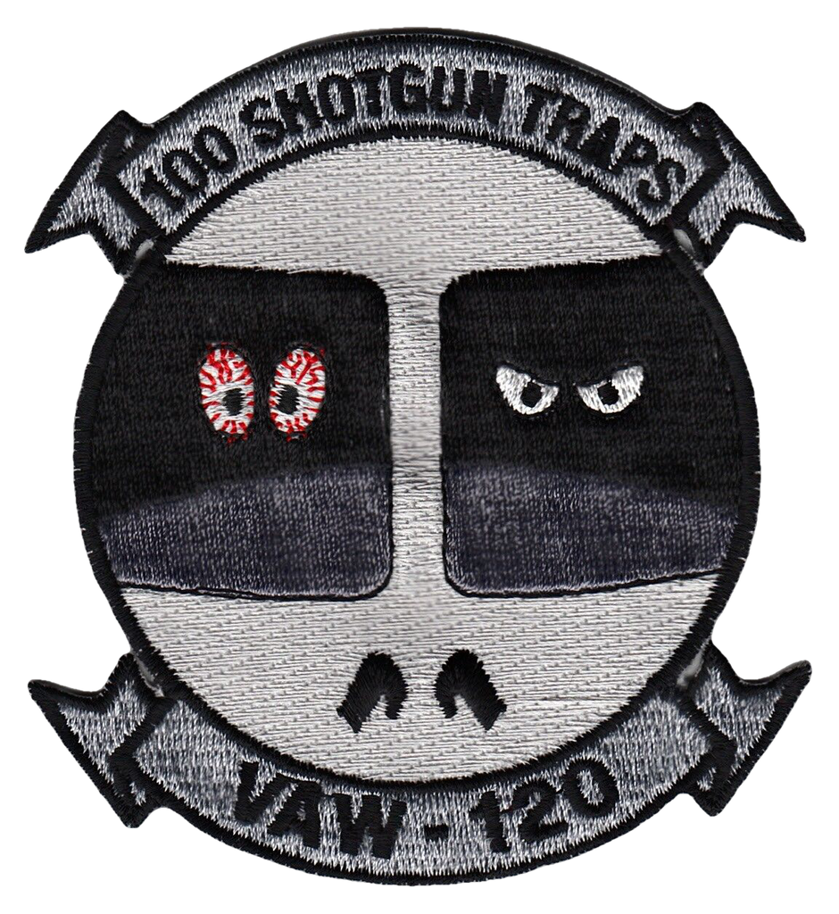 VAW-120 GREYHAWKS 100 SHOTGUN TRAPS PATCH  [Item 120010] - PatchQuest