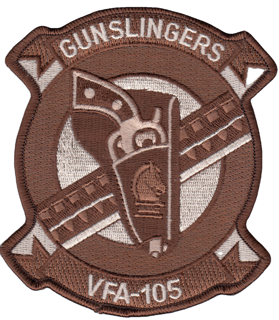 VFA-105 GUNSLINGERS COMMAND DESERT CHEST  PATCH - PatchQuest