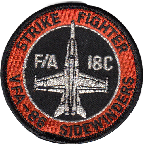 VFA-86 SIDEWINDERS F/A-18C SHOULDER PATCH - PatchQuest