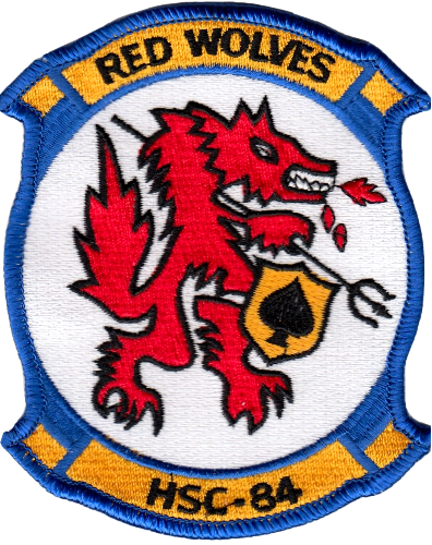 HSC-84 RED WOLVES STANDARD COMMAND CHEST PATCH - PatchQuest