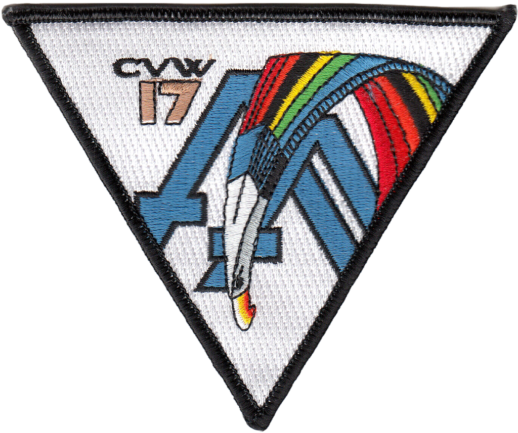 CARRIER AIR WING 17 COMMAND WHITE CHEST PATCH - PatchQuest