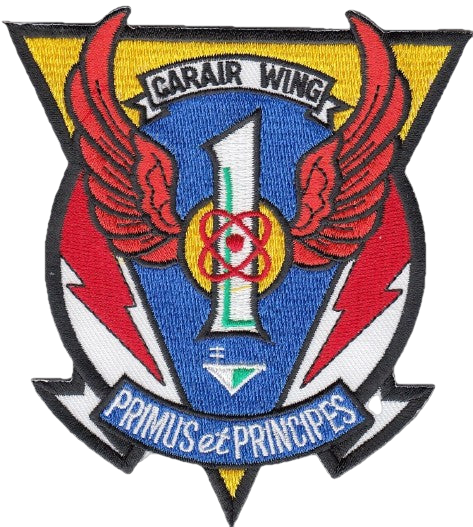 CARRIER AIR WING ONE COMMAND CHEST PATCH - PatchQuest