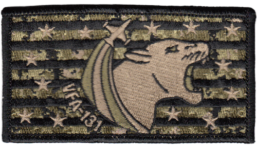 VFA-131 WILDCATS SUBDUED NWU SHOULDER PATCH - PatchQuest