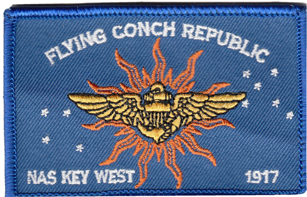 NAS KEY WEST FLYING CONCH REPUBLIC SHOULDER PATCH - PatchQuest
