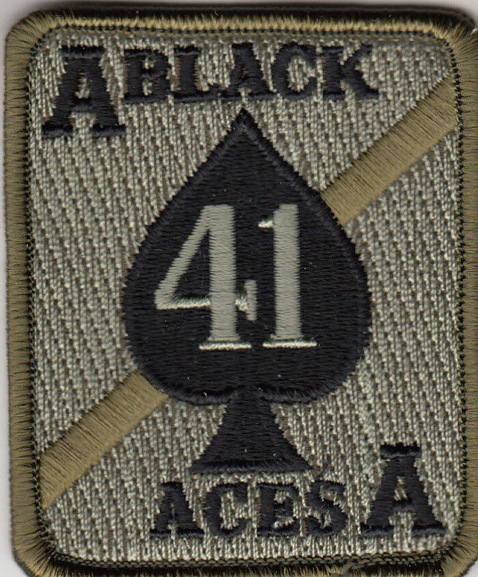 VFA-41 BLACK ACES SMALL OD GREEN COMMAND CHEST PATCH - PatchQuest