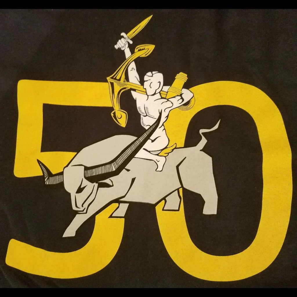 HSC-26 CHARGERS 50th ANNIVERSARY T-SHIRT - SIZE XL - PatchQuest